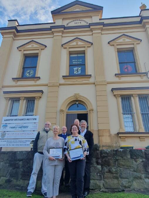 Long-serving volunteers who have worked tirelessly to preserve and continue Lambton's heritage were honoured for National Volunteers Week. Picture supplied