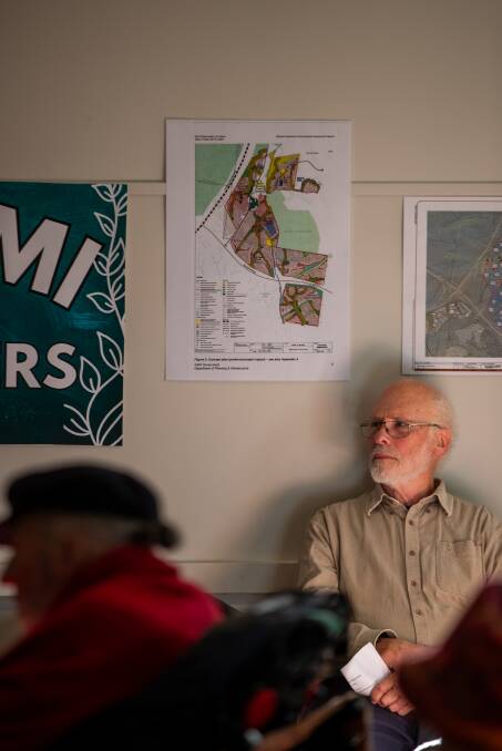 Former councillor Ian McKenzie spoke at a public meeting over the Winten development on Saturday, June 29. Picture by Simon McCarthy 