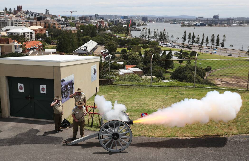 Scenes of fort life at Fort Scratchley in Newcastle.