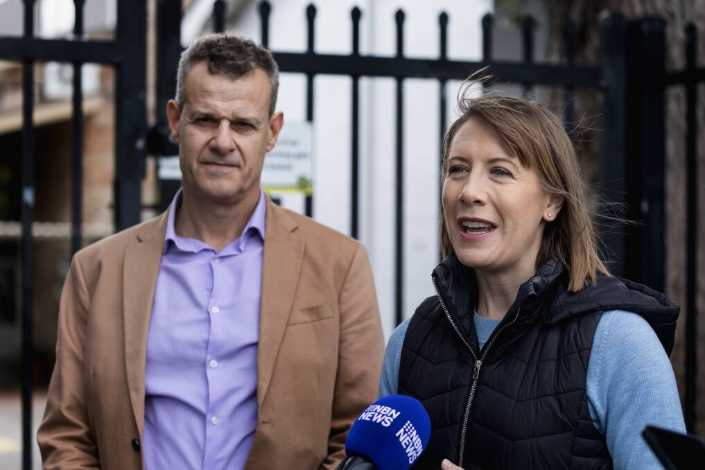 Transport Minister Jo Haylen (right) said funding for the Islington cycleway link was earmarked in this year's budget to be carried out in council's 2024-25 capital works program. Picture by Marina Neil