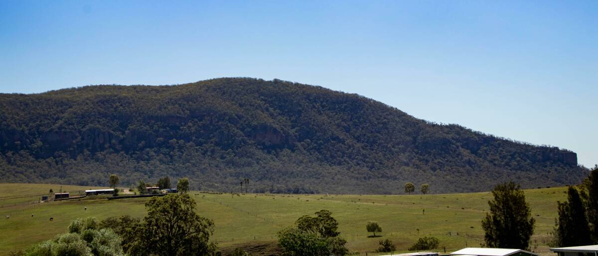 Power: Bells Mountain, north east of Muswellbrook, where Muswellbrook Shire Council is proposing to establish the upper reservoir section of a pumped hydro facility. It has announced energy company AGL as preferred operator.    