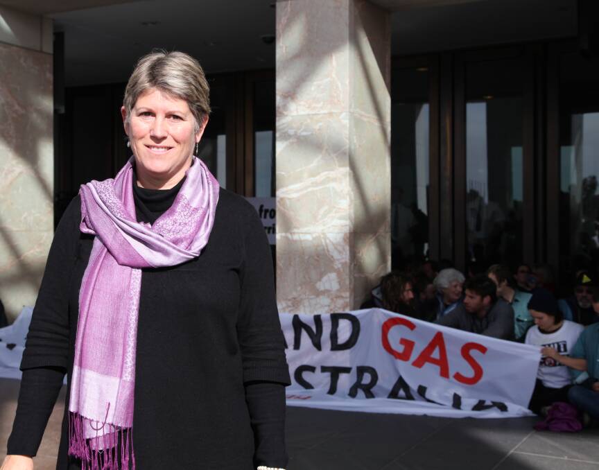 Outspoken: Groundswell Gloucester founder Julie Lyford supports AGL's stand against the sale of Liddell power station. 