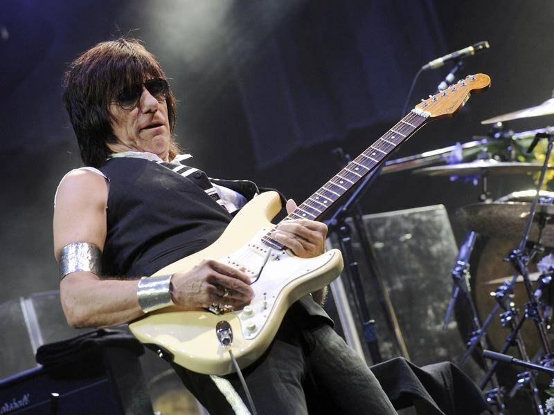 Jeff Beck was "an outstanding iconic, genius guitar player", Black Sabbath's Tony Iommi says. (AP PHOTO)