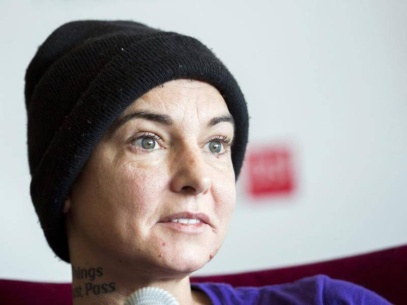 Irish singer-songwriter Sinead O'Connor has died at the age of 56, her family says. (EPA PHOTO)