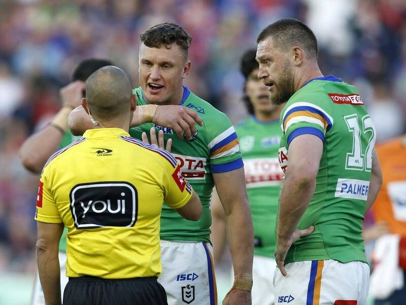 Jack Wighton has been found guilty of biting in the elimination final against Newcastle. Picture AAP