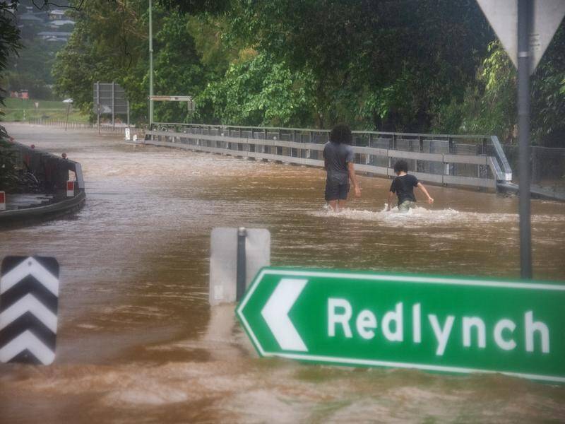 Cyclone Jasper has dumped as much as a metre of rain on parts of Queensland in four days. (Brian Cassey/AAP PHOTOS)