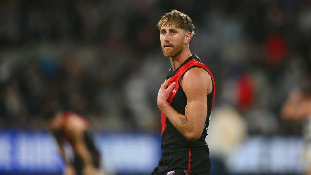 Dyson Heppell could be in line for a quick recall. (Morgan Hancock/AAP PHOTOS)