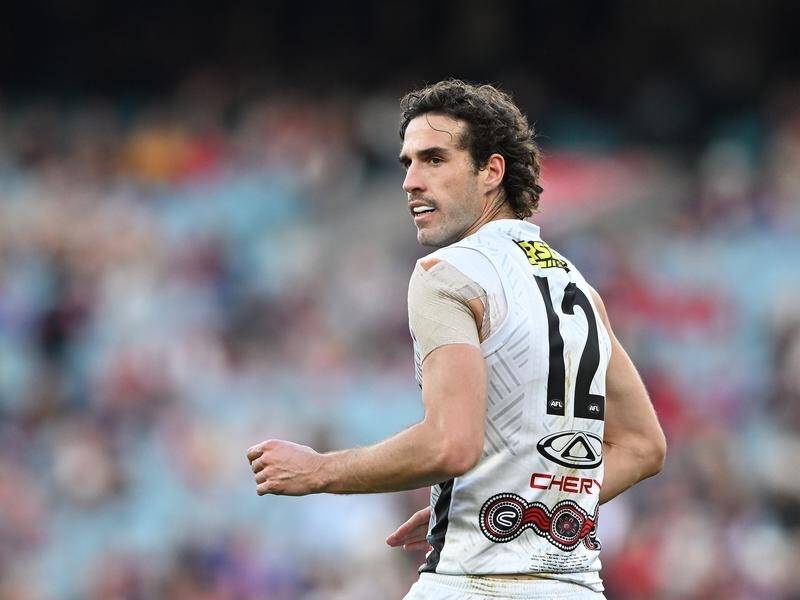 St Kilda have seen the back of spearhead Max King until next season. (James Ross/AAP PHOTOS)