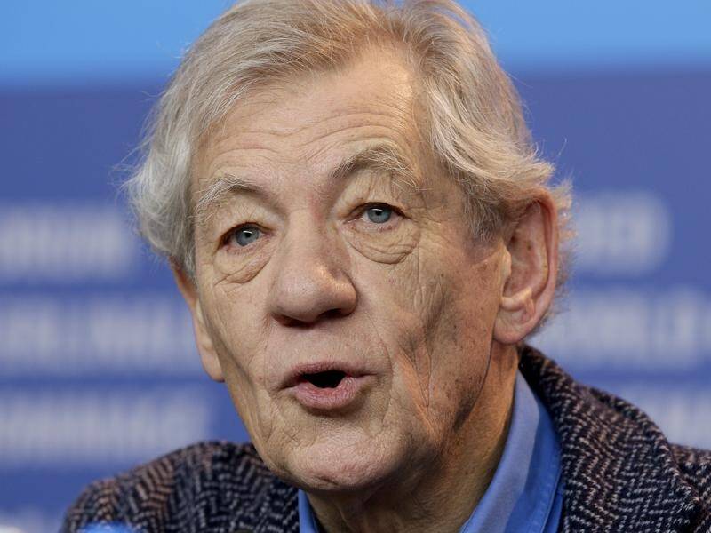Ian McKellen's doctors promise him a complete recovery if he avoids work for the next few weeks. (AP PHOTO)