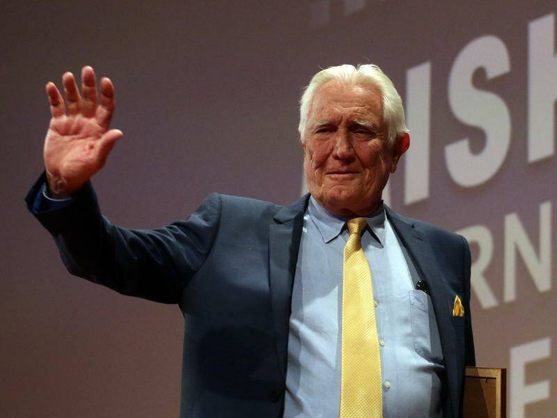 "It's been a fun ride but getting older is no fun," Australian actor George Lazenby said. Photo: EPA PHOTO