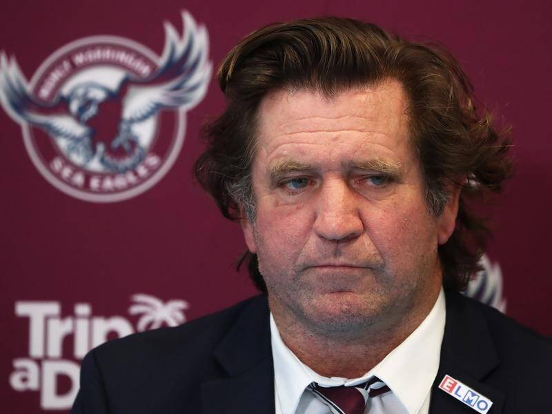 Des Hasler has been sacked as Manly coach bringing his tenure at the Sea Eagles to a bitter end. (Jason O'BRIEN/AAP PHOTOS)