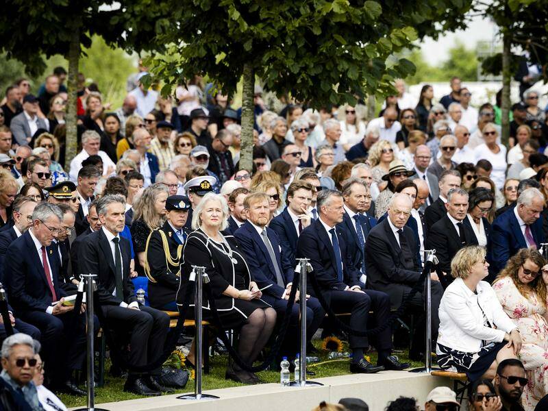 Attorney-General Mark Dreyfus and other officials have attended a Dutch commemoration of MH17. Photo: EPA PHOTO