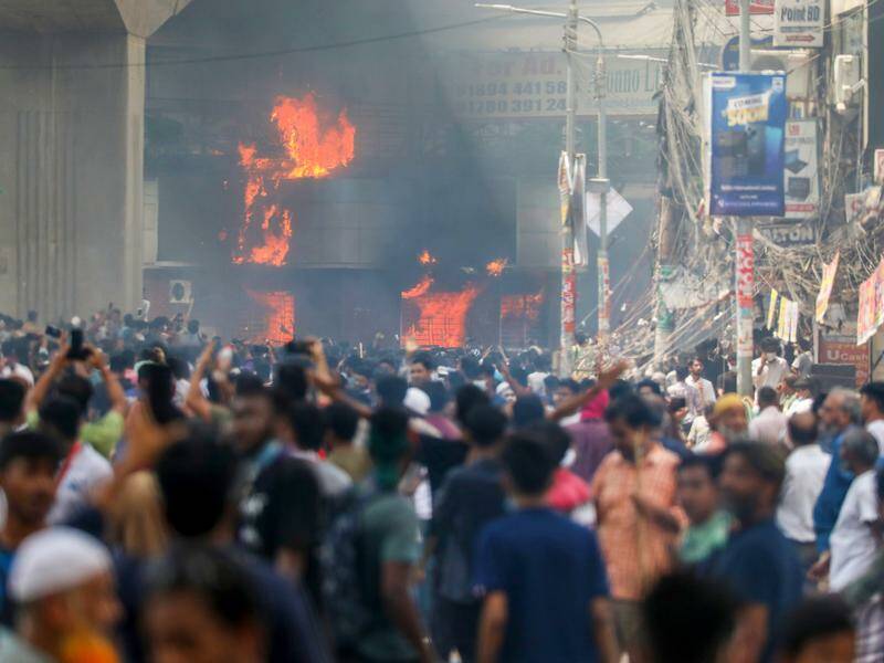 Deadly unrest erupted in Bangladesh after student anger against quotas for government jobs. Photo: EPA PHOTO