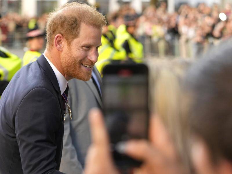 A lawyer has accused Prince Harry of destroying text messages with the ghostwriter of Spare. (AP PHOTO)