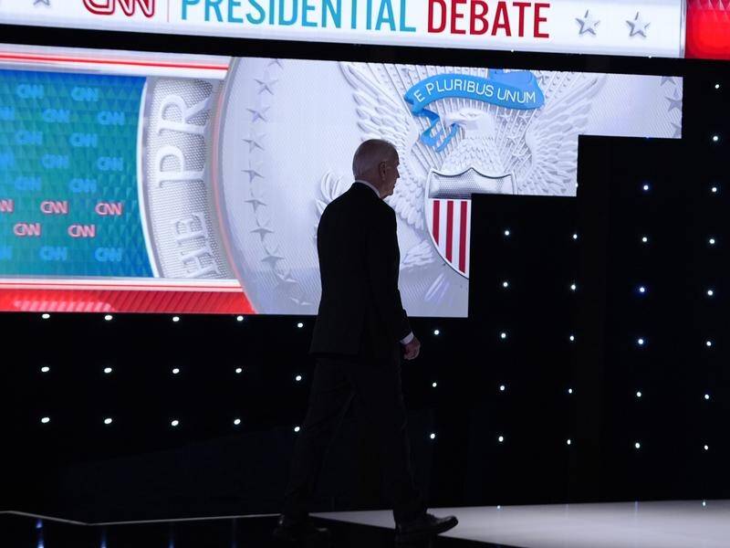President Joe Biden's performance had some questioning whether it's time for him to leave the stage. (AP PHOTO)