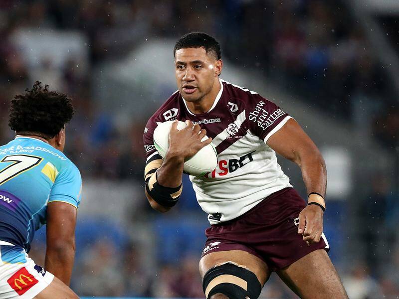 Taniela Paseka wants to become a pack leader at Manly as he eyes a contract extension. Photo: Jason O'BRIEN/AAP PHOTOS