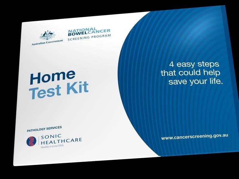 An Australian home test kit designed to detect symptoms of bowel cancer. (PR HANDOUT IMAGE PHOTO)
