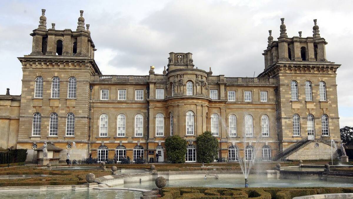 The summit is held at Blenheim Palace, the birthplace of prime minister Winston Churchill. (AP PHOTO)