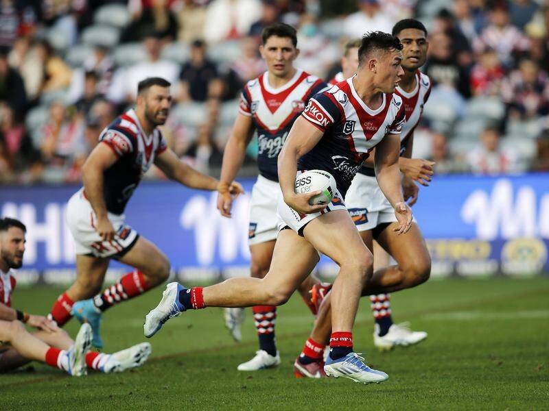 The Sydney Roosters have produced a second-half blitz to beat St George Illawarra 54-26 in the NRL