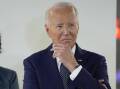 US President Joe Biden's team have been trying to reassure donors he is the best Democrat candidate. (AP PHOTO)