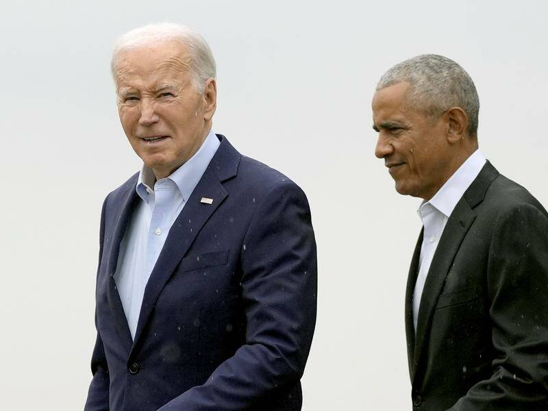 Former US president Barack Obama has joined calls for Joe Biden to reconsider his election bid. Photo: AP PHOTO