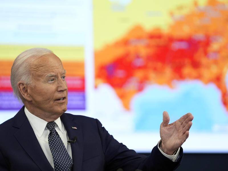 Joe Biden has been forced to do some soul searching over his future following a poor debate. (AP PHOTO)