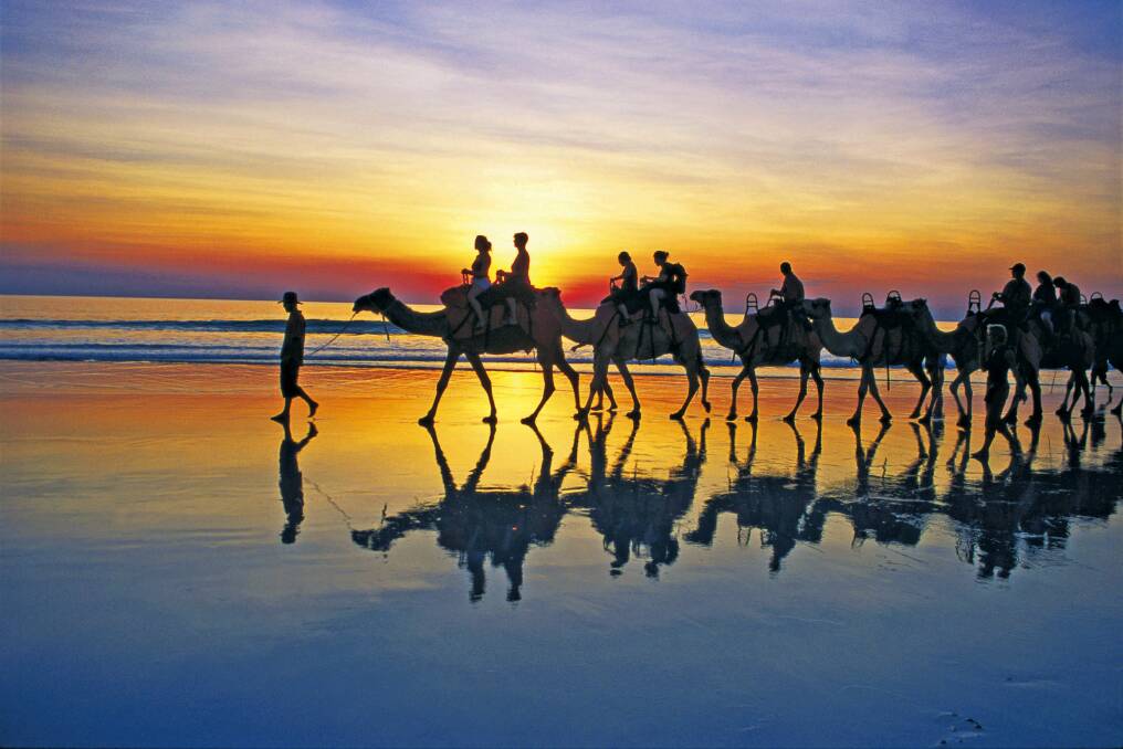 Cable Beach Sunset Camel Ride, Broome str14-goingplacesSCENIC Cable Beach Sunset Camel Ride_ Broome 1