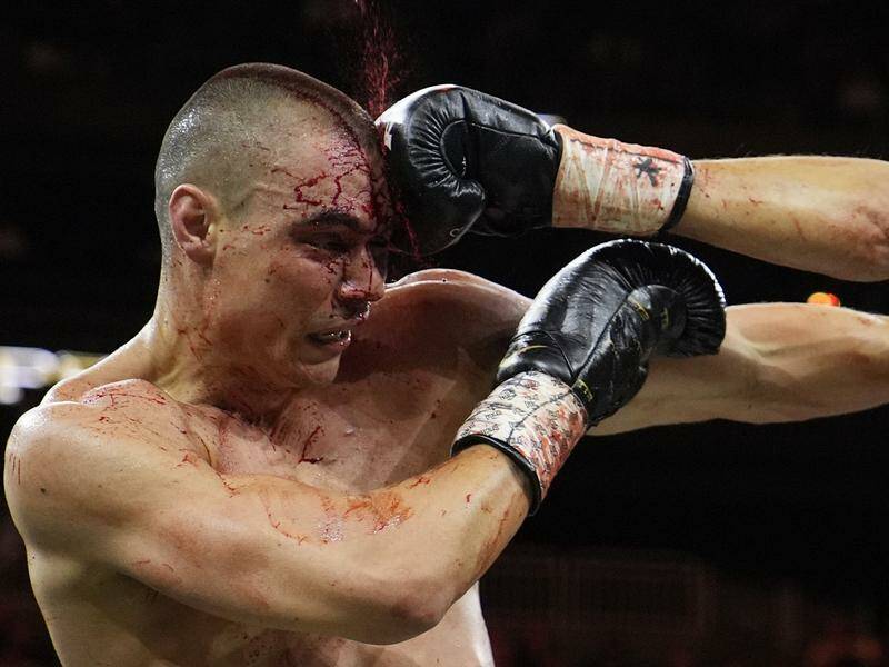 Tim Tszyu is lining up a return to the ring in Australia in September. Photo: AP PHOTO