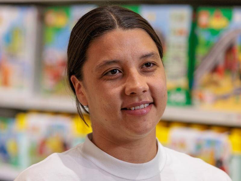 Sam Kerr is counting down the days until leading the Matildas at the World Cup on home soil. (Richard Wainwright/AAP PHOTOS)