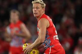 Sydney superstar Isaac Heeney is out of Brownlow Medal contention following his suspension. (Jonathan Di Maggio/AAP PHOTOS)