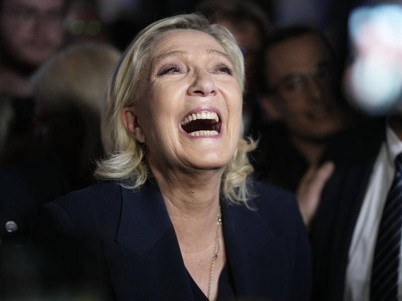 Marine Le Pen's National Rally is on track to form France's first far-right government since WWII. (AP PHOTO)