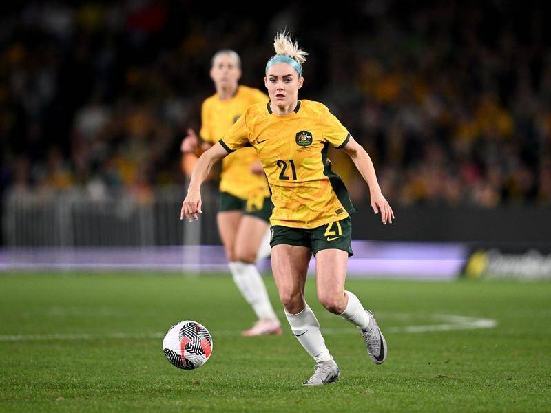 Ellie Carpenter says the hardened Matildas know what to expect at the upcoming Olympics. (Dan Himbrechts/AAP PHOTOS)