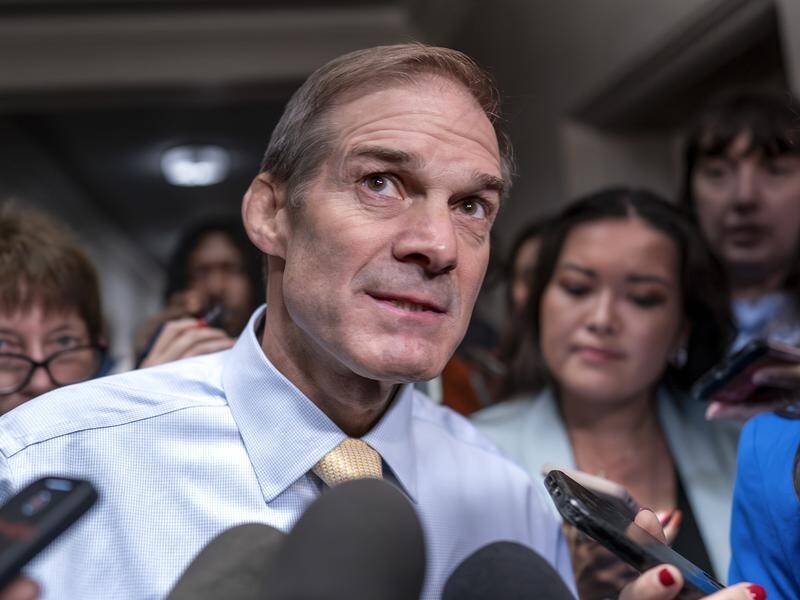 US Republicans have nominated Trump ally Jim Jordan to become the next House Speaker. (AP PHOTO)