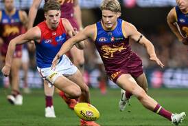 Lions midfielder Will Ashcroft is looking forward to the challenge Harley Reid will pose in Perth. (Darren England/AAP PHOTOS)