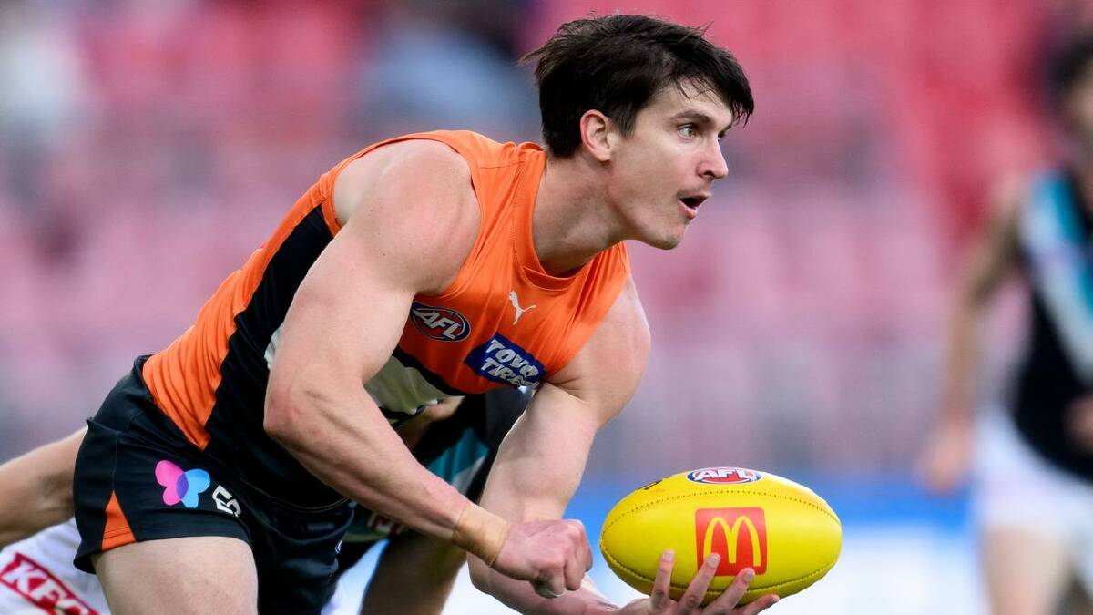 Back from injury, Sam Taylor is expected to bolster the Giants' defence against Melbourne. (Steven Markham/AAP PHOTOS)