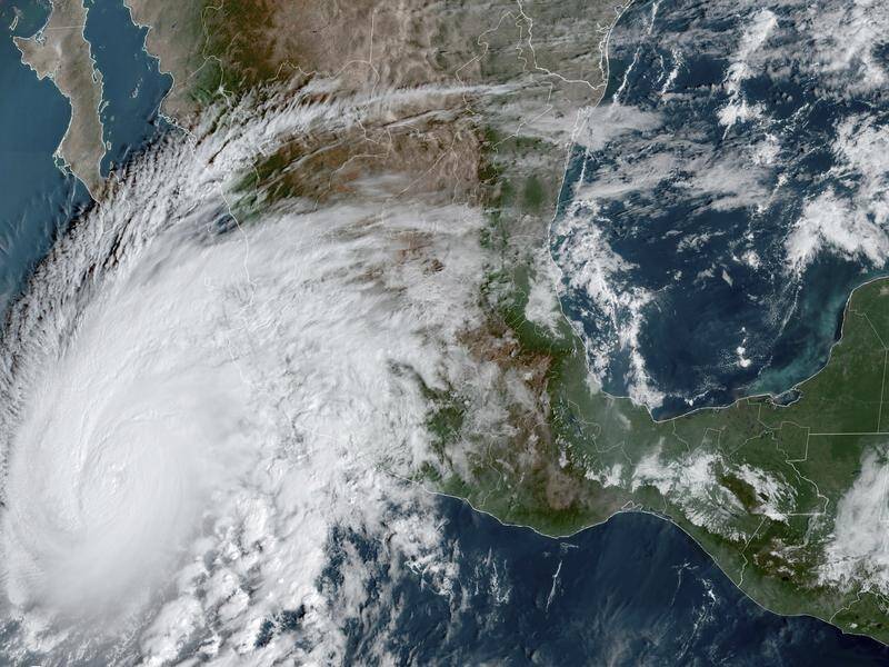 Hurricane Norma is approaching the tip of the Baja California peninsula on Mexico's Pacific coast. (AP PHOTO)