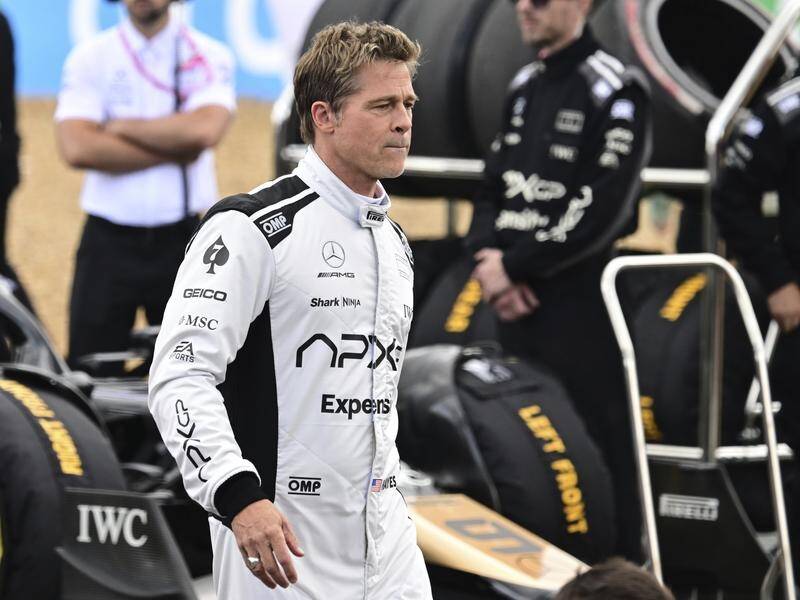 Brad Pitt's film about Formula One will be released in June 2025 and will simply be called F1. (AP PHOTO)