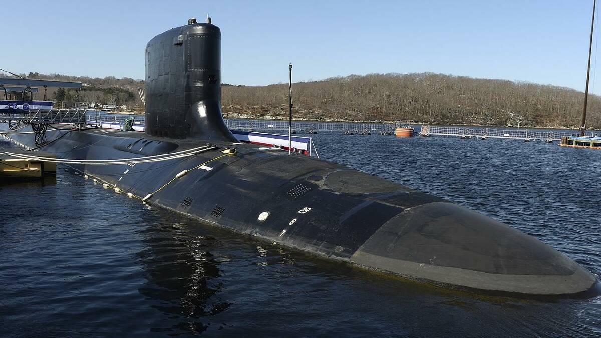 Under AUKUS Australia will get three Virginia class subs before vessels are built locally. (AP PHOTO)