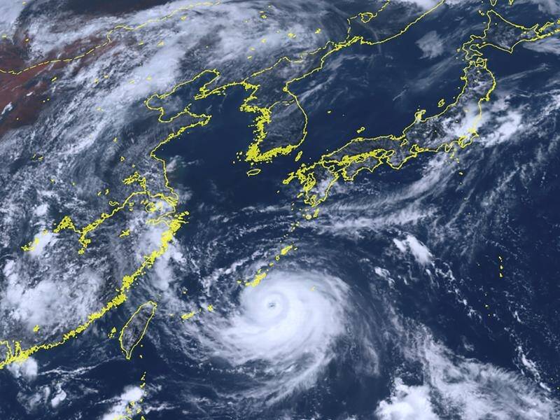 Japan is bracing for the impact of powerful typhoon Khanun, as it nears the island of Okinawa. (AP PHOTO)
