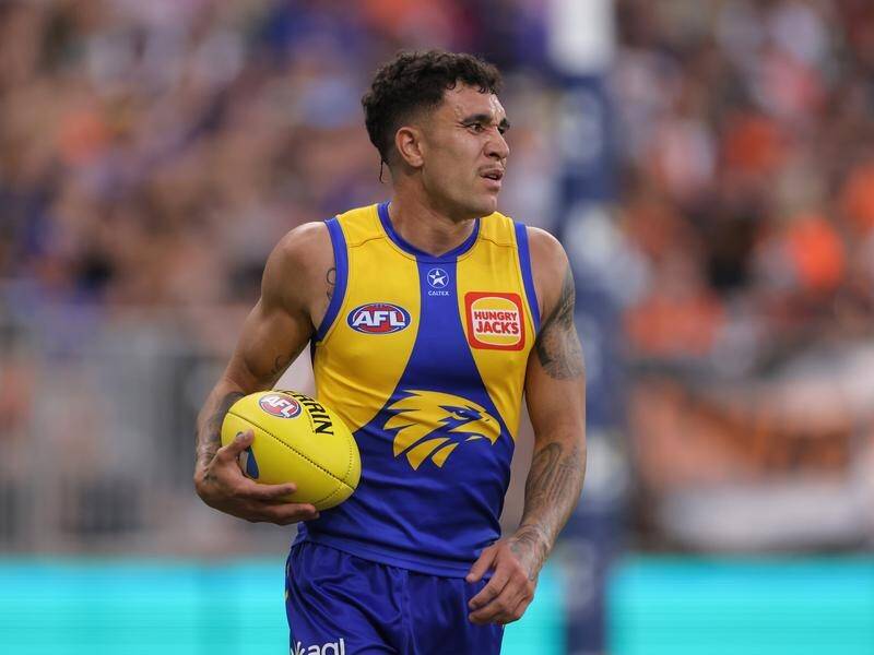 West Coast will continue to support Tyler Brockman, who has been fined over traffic offences. (Richard Wainwright/AAP PHOTOS)