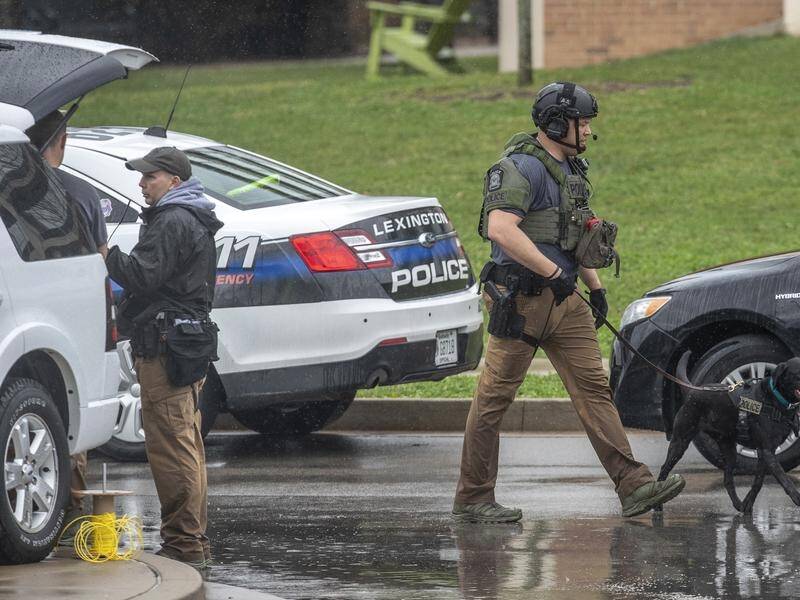 Four people have been killed in a US shooting at a home in Kentucky. (AP PHOTO)
