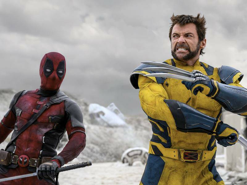 Aussie actor Hugh Jackman and Ryan Reynolds broke records with Deadpool & Wolverine. Photo: AP PHOTO
