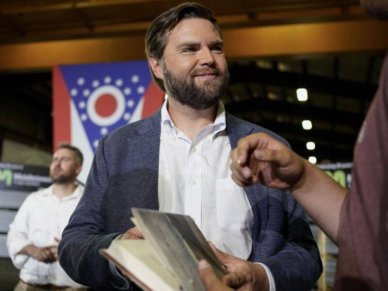 JD Vance has been picked by Donald Trump to run as his vice presidential candidate. (AP PHOTO)