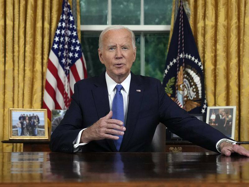 Making way for a new generation is the best way to unite the nation, President Joe Biden said. Photo: EPA PHOTO