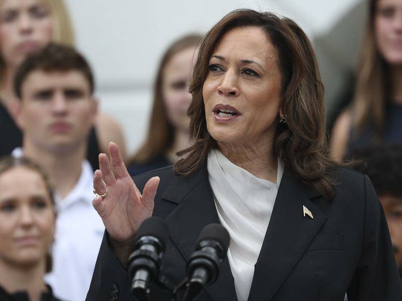 US Vice President Kamala Harris is thus far the only declared candidate for the Democrats. Photo: EPA PHOTO