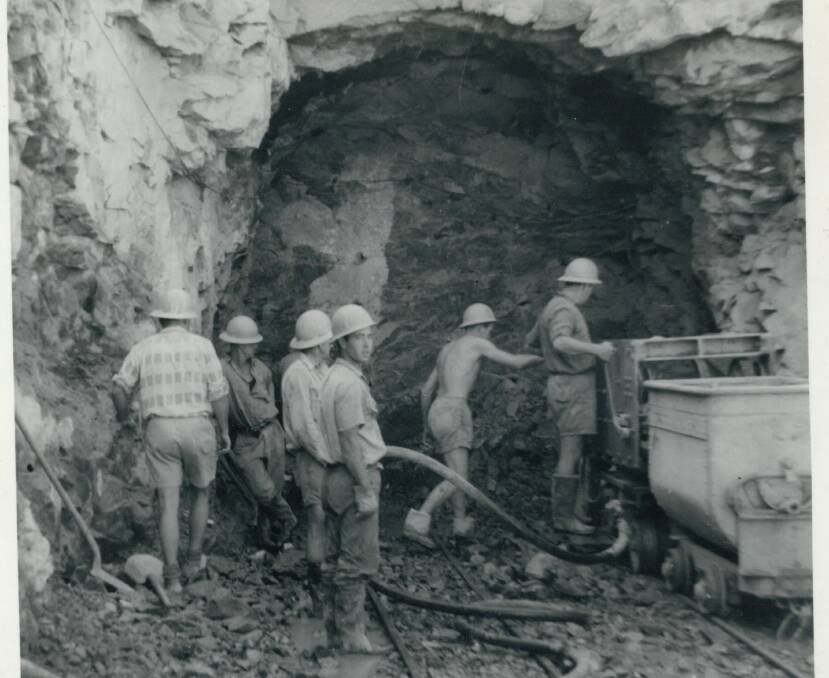 Clearing the Balikera Tunnel 1958