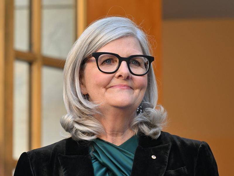 Former lawyer and businesswoman Sam Mostyn will be sworn in as governor-general on Monday. (Mick Tsikas/AAP PHOTOS)