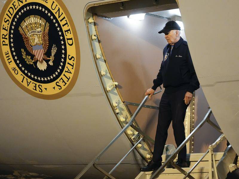 Key Democrats hope President Joe Biden will think about his future while he recovers from COVID-19. Photo: AP PHOTO
