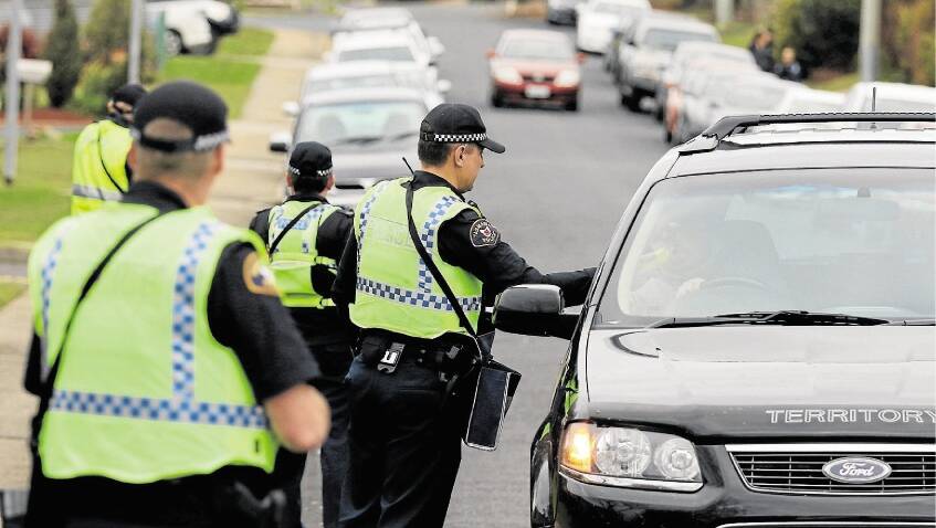 Police will be out in force for the long weekend. Picture file