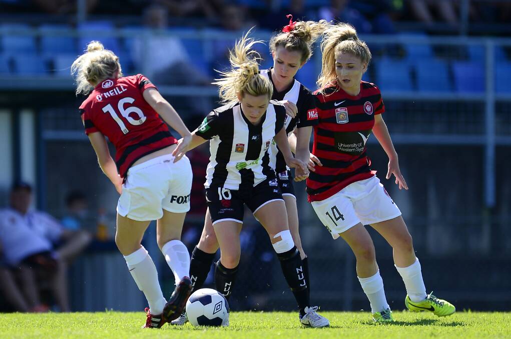 Cassidy Davis playing for the Jets against Wanderers last year. Picture: Getty Images